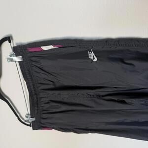 Vintage‎ 90s Nike Black Nylon Windbreaker Track Pants